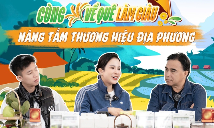 Read more about the article “Về quê làm giàu” hỗ trợ doanh nghiệp tham gia phiên livestream sản vật địa phương
