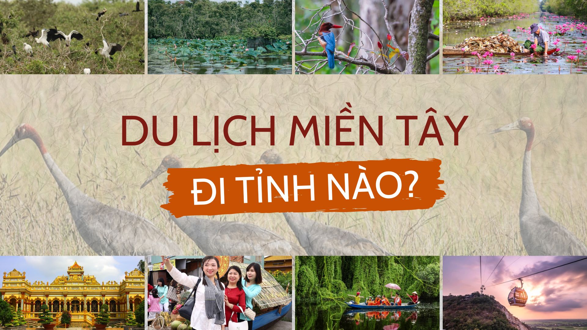 Read more about the article Du lịch miền Tây nên đi tỉnh nào? 